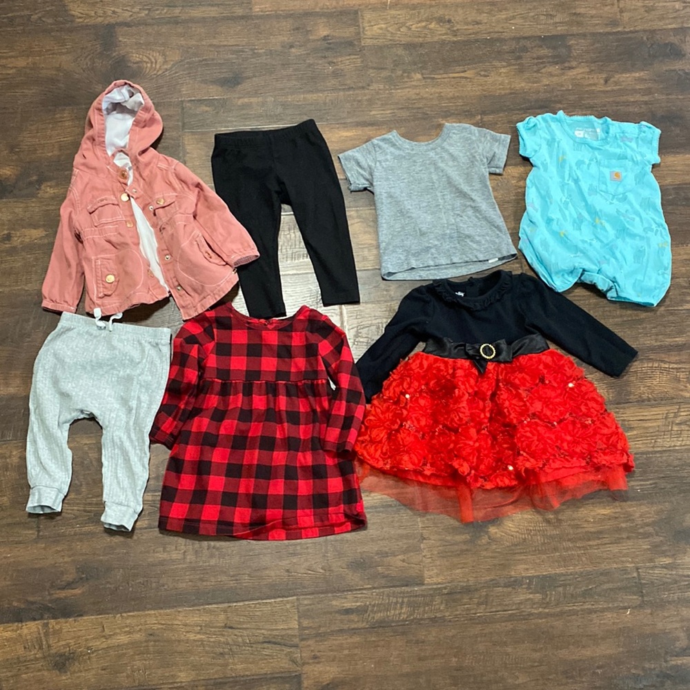 7 items - Girls clothing 12 month bundle - Picture 1 of 1